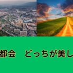 自然と都会　どっちが美しいの？