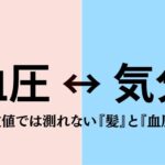 人は数値では測れない『髪』と『血圧』の話