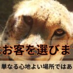 私はお客を選びます！美容院＝単なる心地よい場所ではありません