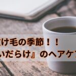 抜け毛の季節！！『間違いだらけ』のヘアケア