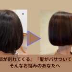 ヘナをしているけど、『後頭部が割れてくる』『髪がパサついてくる』そんなお悩みのあなたへ